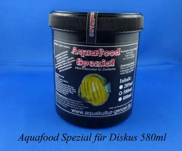 Aquafood Diskus hochwertiges Premiumfutter für Diskusfische in einer 580ml Dose
